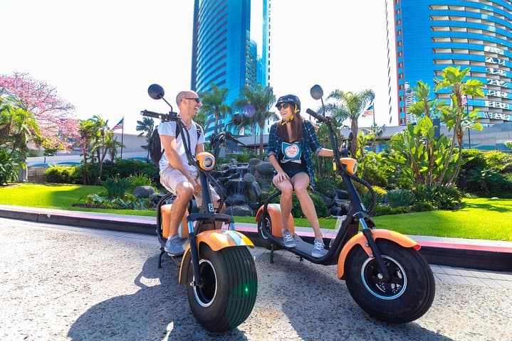 1Hr GPS Self Guided Scooter Tour: Harbor/Gaslamp Quarter