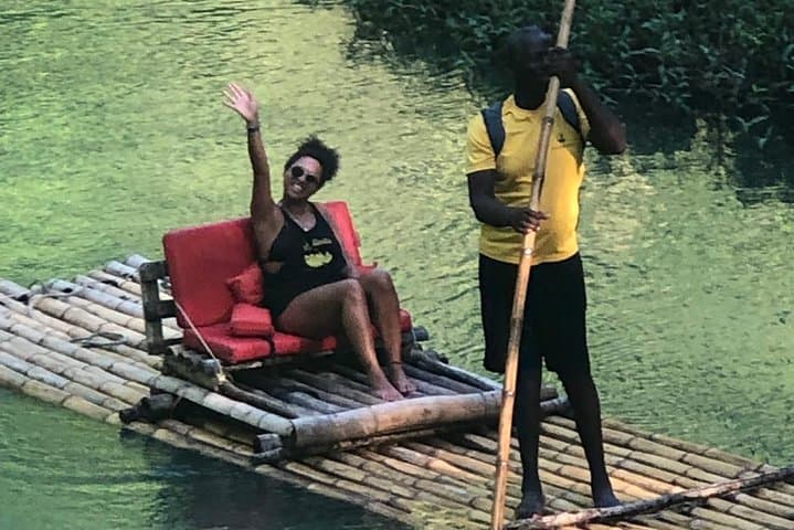 Jamaica Martha Brae Bamboo Rafting with Bus Transportation