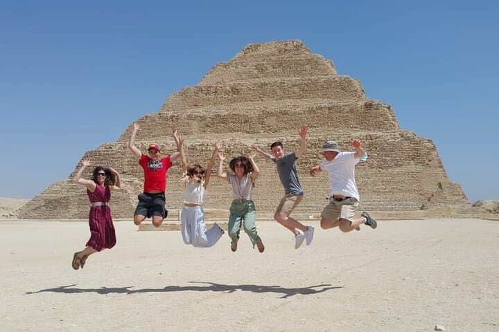 Cairo: Giza Pyramid, Sakkara & Dahshur Full Day Private Tour