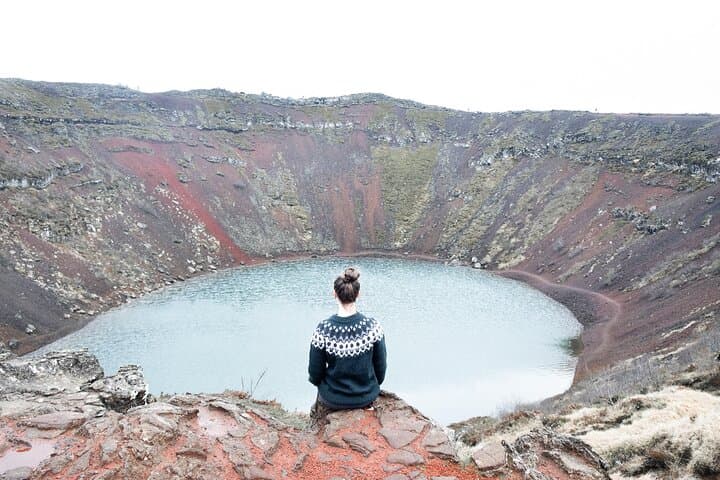 Golden Circle and Kerid Minibus Tour with Blue Lagoon Transfers