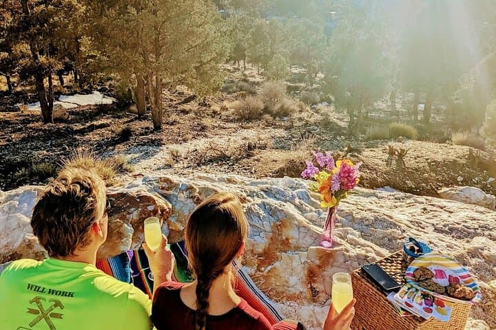 Guided Hiking Tour in Big Bear with Sunset Champagne toast on Private Dock