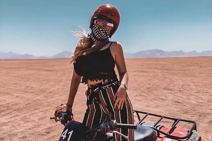 3 Hours Quad, Bedouin village with Camel ride in Hurghada
