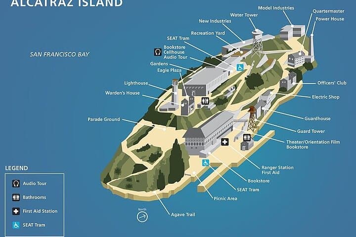 Alcatraz Prison Tour and Golden Gate Bridge Bay Cruise