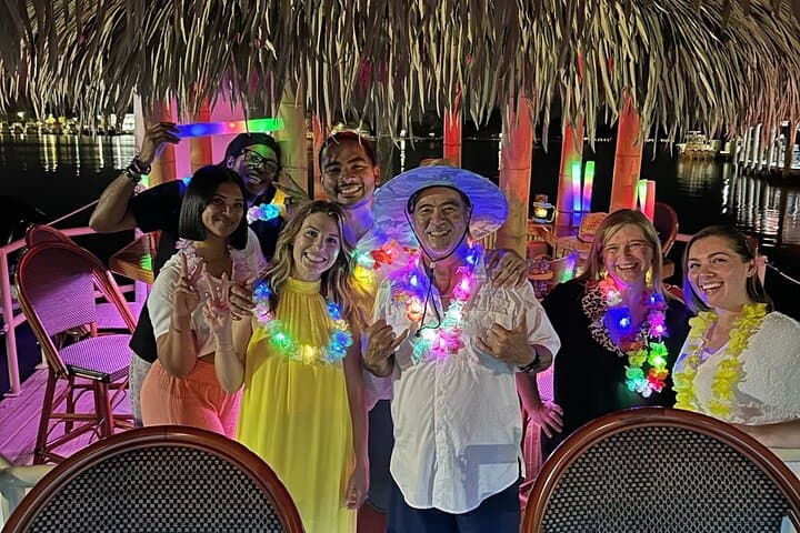 Original CRUISIN’ TIKIS Lit on the Lagoon- A Glow Tiki Bar Cruise