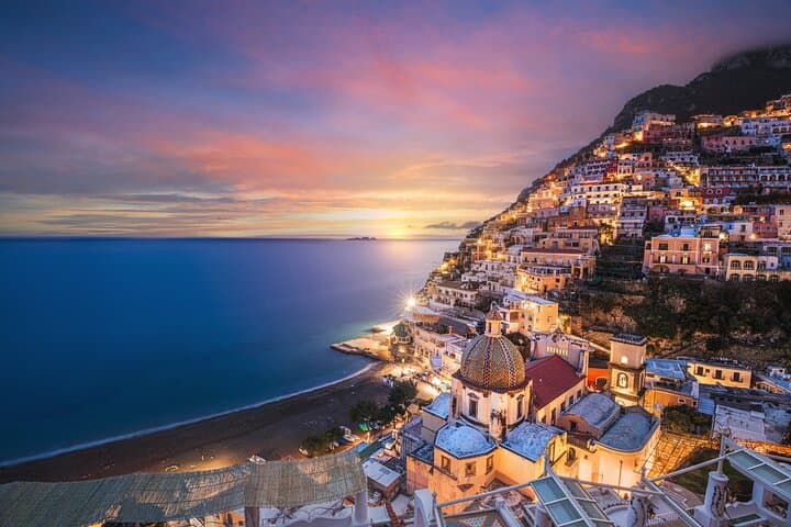 5-hour Amalfi Coast Tour, Capped Off with Dinner by the Sea