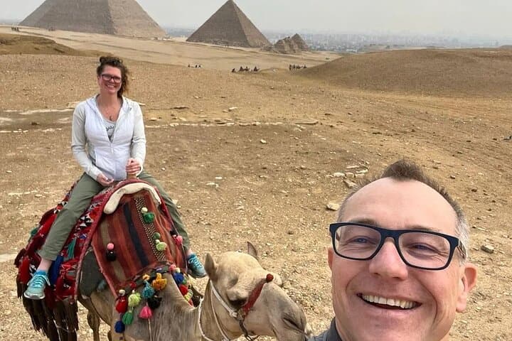 Half Day Giza Pyramids private tour, Sphinx, lunch Camel Opt. ATV