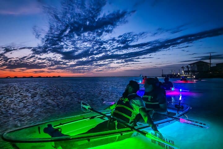 GlowRow Glowing Kayak Tour Port O’Connor – Bar Room Bay