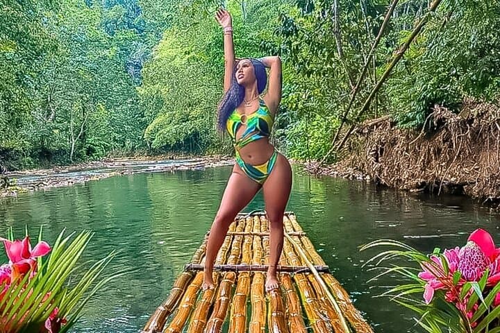 Bamboo River Rafting Limestone Foot Massage & Bottle of Rum Punch