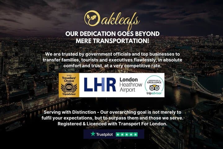 Heathrow Airport – To & From Central London – Meet & Greet