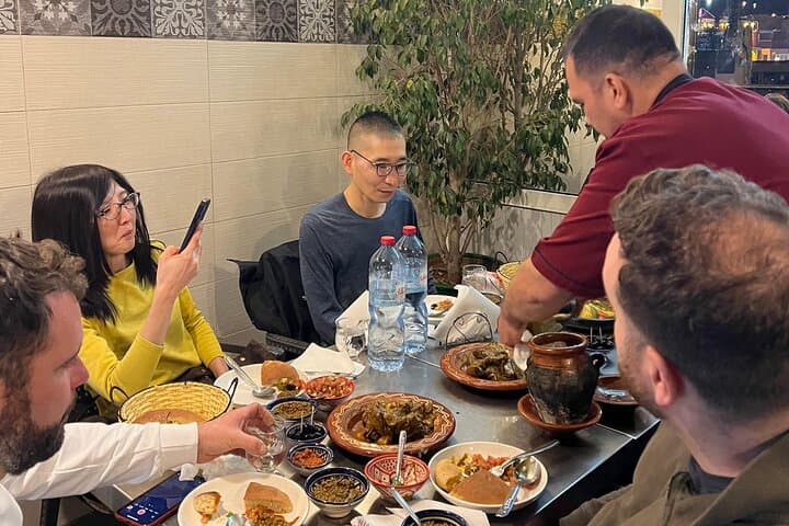 Marrakech Street Food with +10Tasting & Tanjia Dinner|Guided Walk