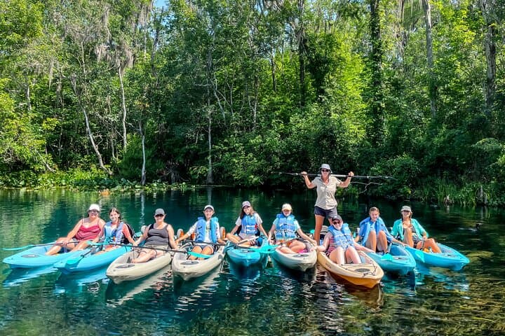 Silver Springs Glass Bottom Kayak SMALL GROUP Wildlife Tour