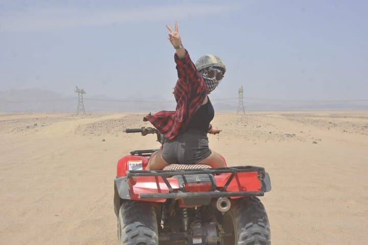 3 Hour Quad Biking Bedouin Village and Camels in Hurghada