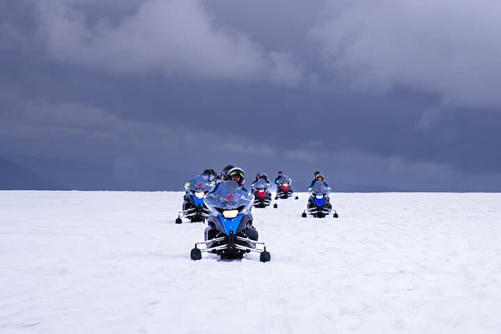 Private Golden Circle Tour and Snowmobiling Adventure