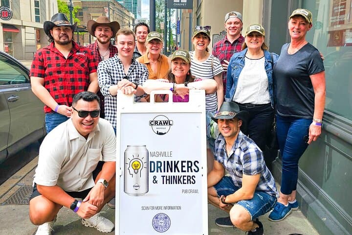 Nashville Bar Crawl & Trivia Game with Shot Included
