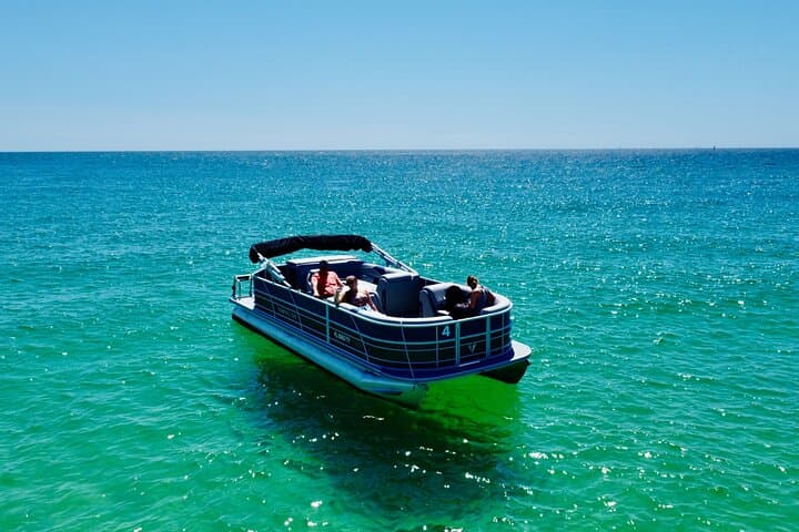 Full Day 60HP Pontoon Rental to Shell Island