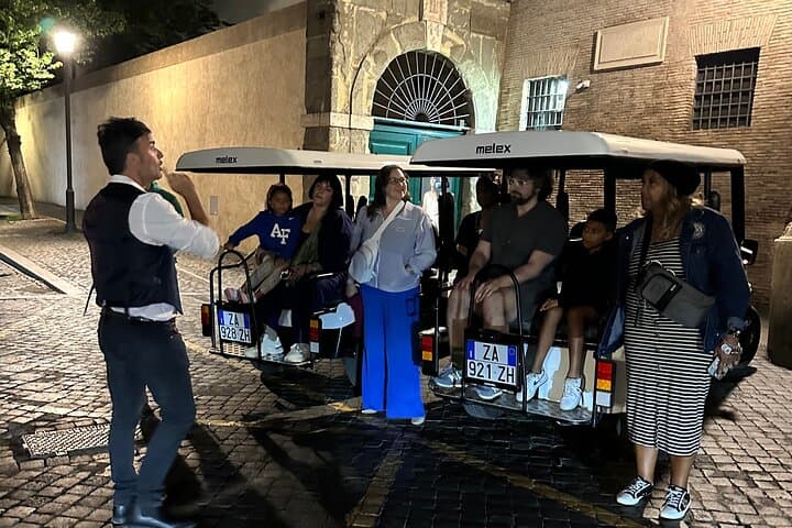 Rome golfcart tour , in the evening with hotel pick-up