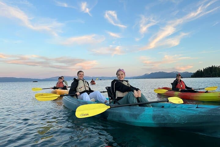 10AM-1PM Tandem Kayak 3 HR Rental South Lake Tahoe for 2 People