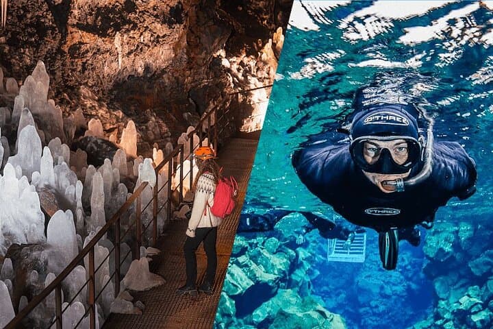 Silfra Fissure Snorkeling + Lava Tunnel Tour – SuperSaver Combo