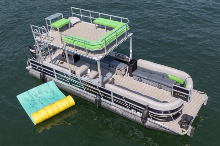 #1 Double Decker Party Pontoon with Slide on Lake Austin. BYOB