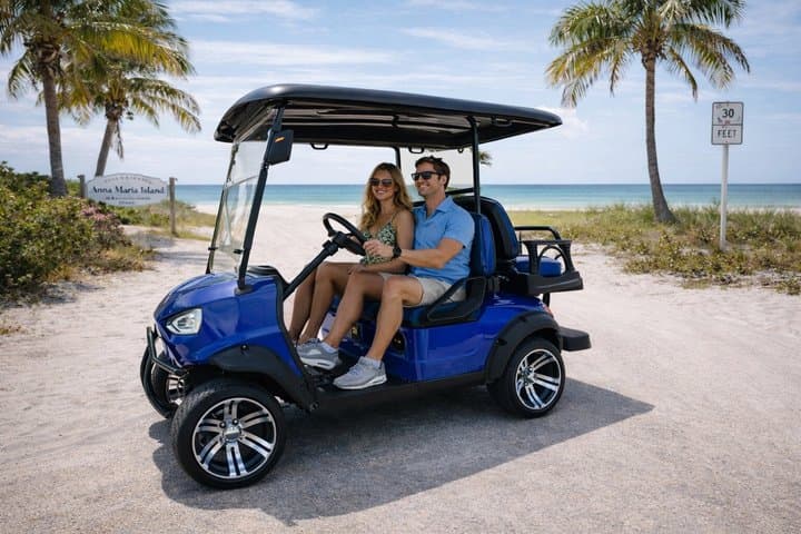 4 Person Gas Powered Golf Cart Rental in Anna Maria