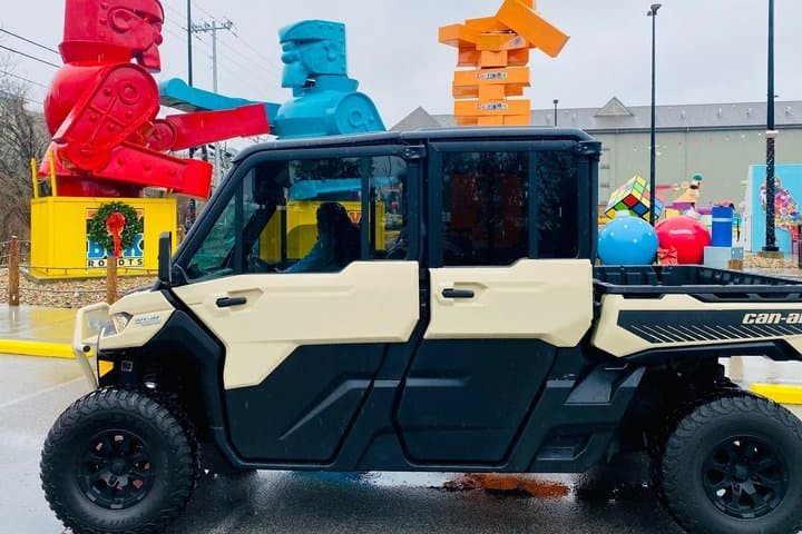 Fully Enclosed Six Seater Can Am Defender One Adult Per Vehicle