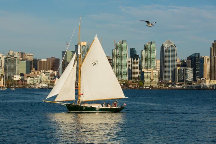 San Diego Private Yacht Charter on a Classic Sailboat