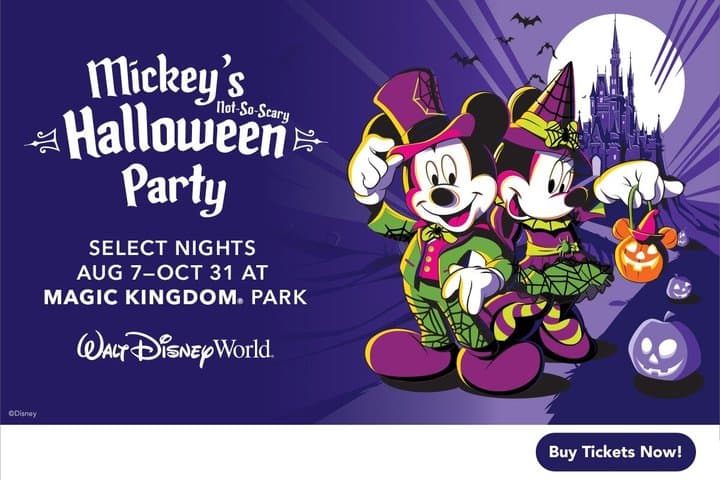 Mickey’s Not So Scary Halloween Party at Magic Kingdom in Orlando
