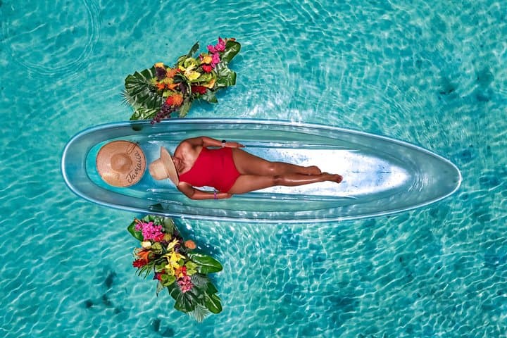 Clear Kayak Photoshoot and Drone Video in Montego Bay