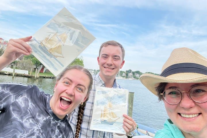 Outdoor Watercolor Class in Annapolis the Sailing Capital of USA